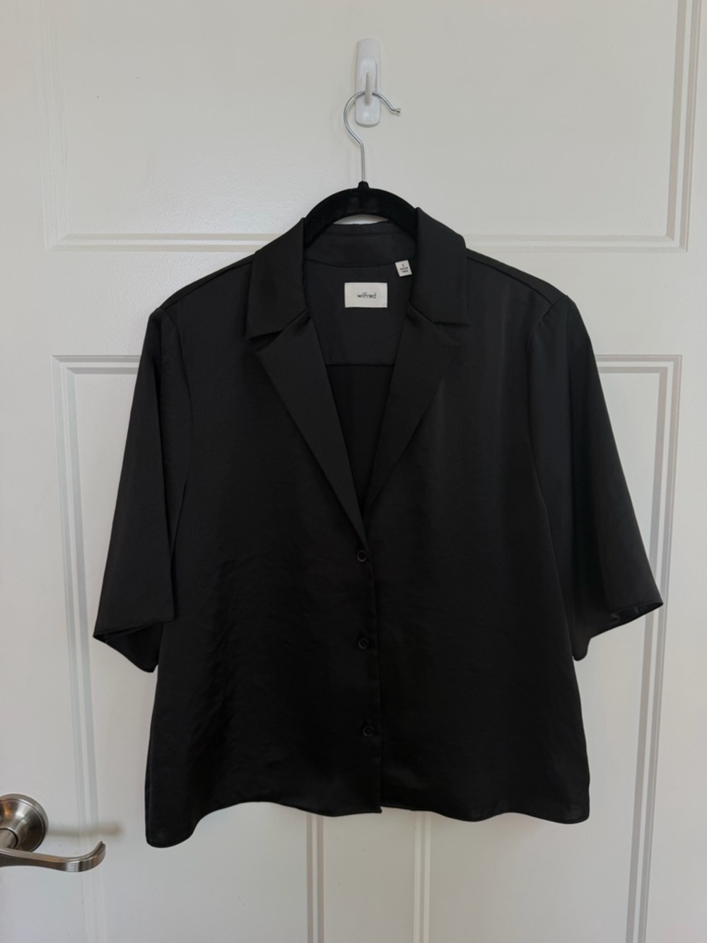 Aritzia Wilfred Black Tailored Collared Blazer